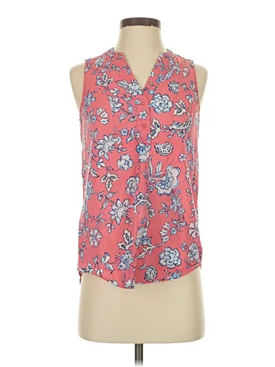 Pre-owned Joules Sleeveless Blouse In Pink