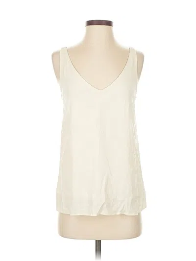 Pre-owned Joules Sleeveless Blouse In White