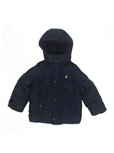 Pre-owned Joules Kids' Snow Jacket In Blue