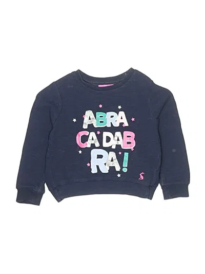 Pre-owned Joules Kids' Sweatshirt In Blue