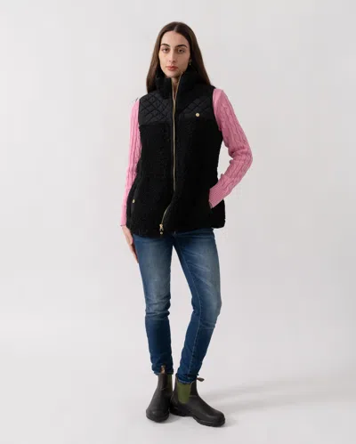 Joules Tadworth Womens Gilet In Black