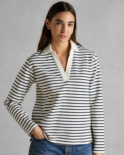 Joules Tallie Sweat Womens Collared Top In Multi