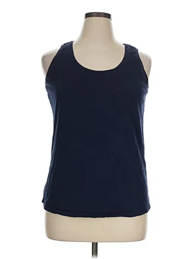 Pre-owned Joules Tank Top Blue Halter Neckline Tops