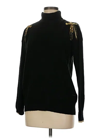 Pre-owned Joules Turtleneck Sweater In Black