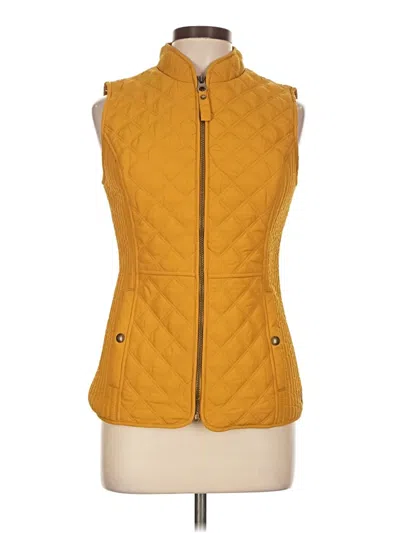 Pre-owned Joules Vest In Yellow