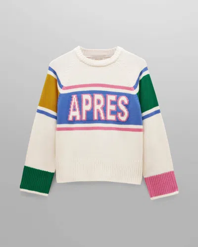 Joules Womens Après Colourblock Jumper In Cream
