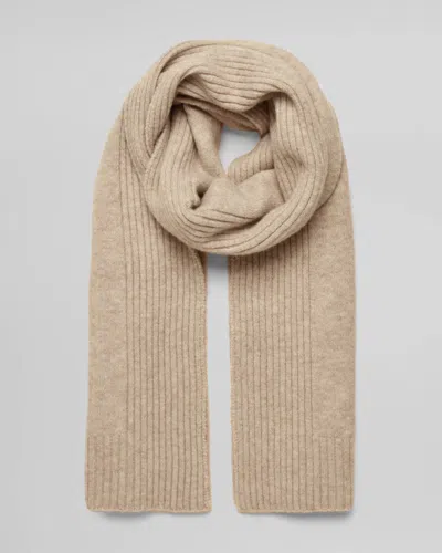 Joules Womens Fine Knit Scarf In Oat