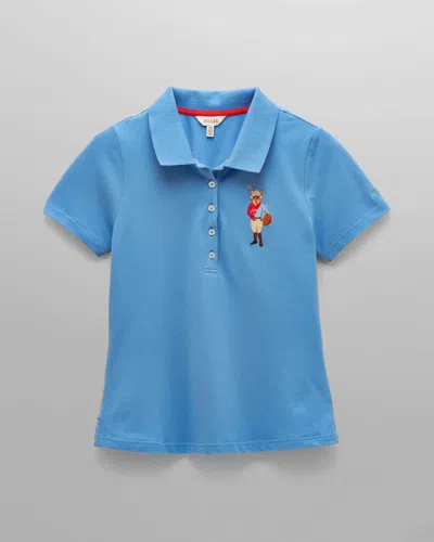 Joules Womens Jonty Polo Shirt In Blue