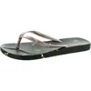 Joules Womens Printed Manmade Flip-flops In Multi