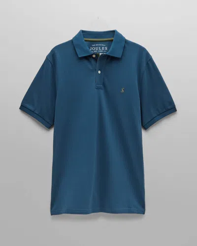 Joules Woody Mens Polo Shirt In Blue