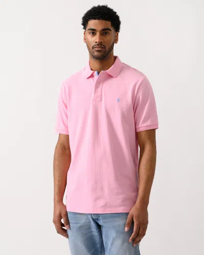 Joules Woody Mens Polo Shirt In Pink