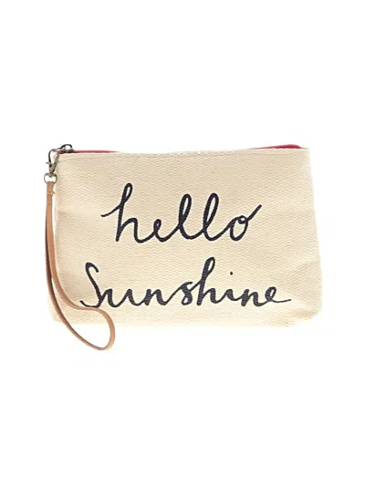 Pre-owned Joules Wristlet In White