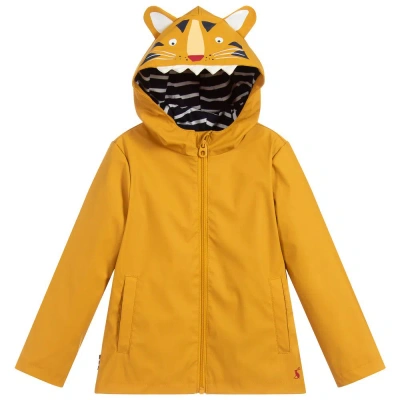 Joules Babies' Yellow Tiger Raincoat