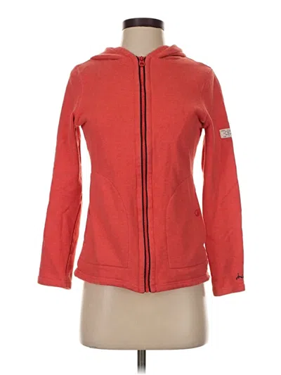 Pre-owned Joules Zip Up Hoodie In Red