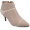 Journe Collection Collection Women's Tru Comfort Foam Embrie Booties In Beige