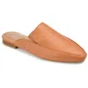 Journe Collection Collection Women's Wide Width Akza Mule In Brown