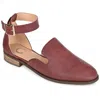 Journe Collection Collection Women's Wide Width Loreta Flat In Red