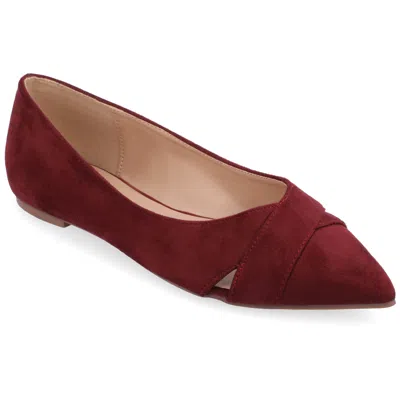 Journe Collection Collection Women's Winslo Flat In Red