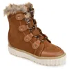 Journe Collection Collection Women's Tru Comfort Foam Glacier Winter Boot In Brown