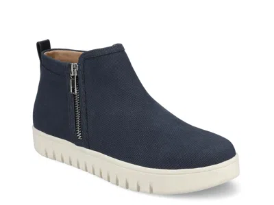 Journee Alita Sneaker Bootie In Blue