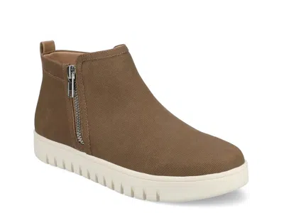 Journee Alita Sneaker Bootie In Brown