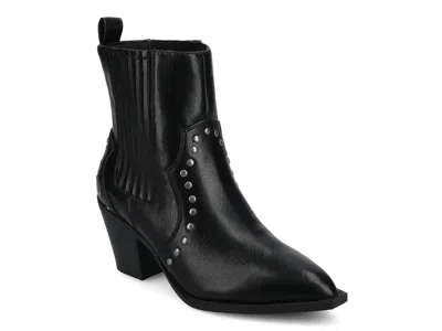 Journee Braylee Western Bootie In Black