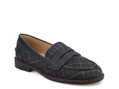 Journee Brooks Loafer In Blue