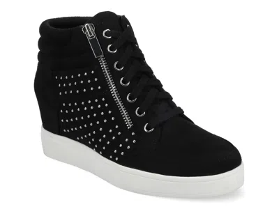Journee Clarity Sneaker In Black
