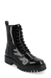 Journee Collection Aaley Bootie In Patent/black