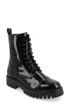 Journee Collection Aaley Bootie In Patent/black