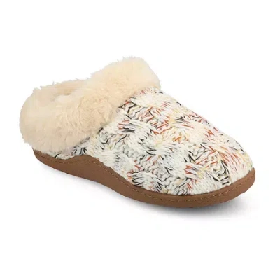 Journee Collection Adiah Womens Clog Slippers In Neutral
