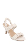 Journee Collection Amaree Slingback Sandal In Bone