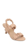 Journee Collection Womens Amaree Heeled Sandals In Nude