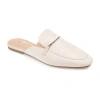 Journee Collection Ameena Womens Round Closed Toe Mules In Sand