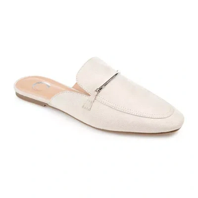 Journee Collection Ameena Womens Round Closed Toe Mules In Sand