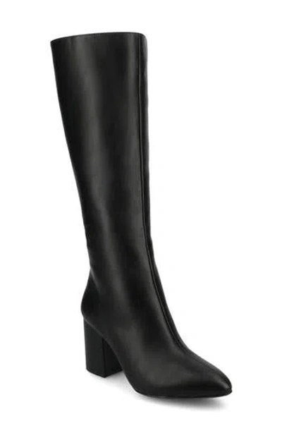 Journee Collection Ameylia Boot In Black Pu