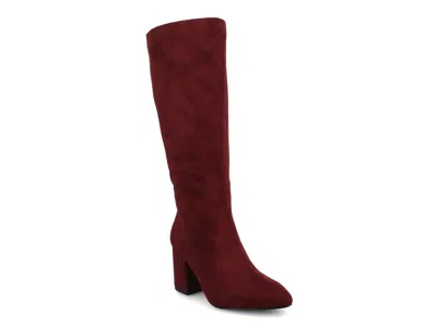 Journee Collection Ameylia Boot In Burgundy