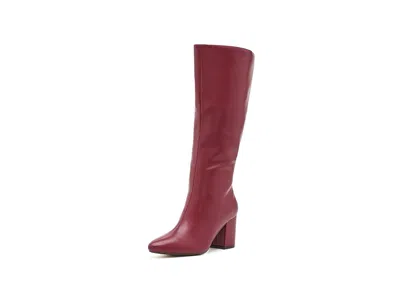 Journee Collection Ameylia Women's Boots Cranberry: 8 M, Synthetic In Multi