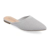 Journee Collection Aniee Womens Pointed Closed Toe Mules In Gray