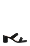 Journee Collection Aniko Double Strap Sandal In Black