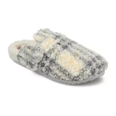 Journee Collection Ardenn Womens Clog Slippers In White