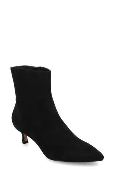 Journee Collection Womens Isobel Inside Zip Stiletto Booties In Black