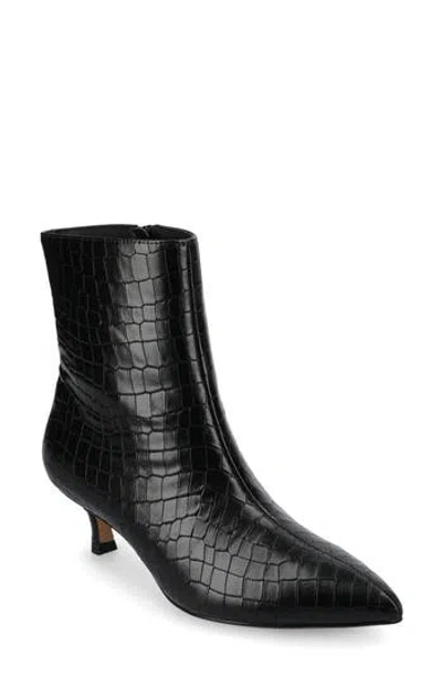 Journee Collection Wide Width Arely Bootie In Black