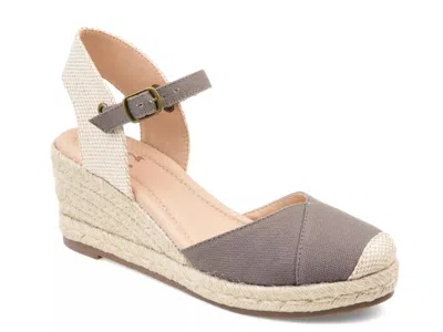 Journee Collection Ashlyn Espadrille Wedge Sandal In Multi