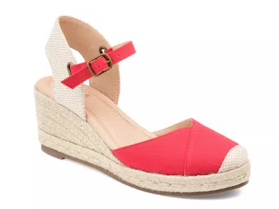 Journee Collection Ashlyn Espadrille Wedge Sandal In Multi