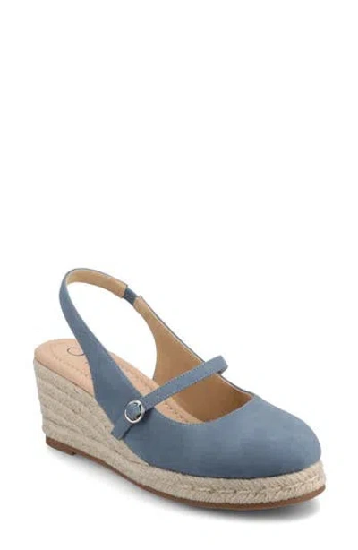 Journee Collection Asmyna Wedge Espadrille Pump In Multi