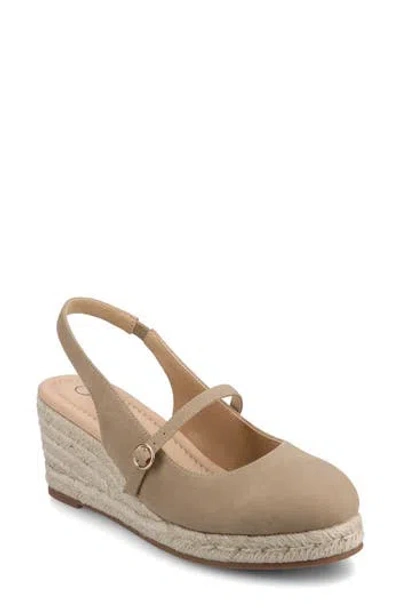 Journee Collection Asmyna Wedge Espadrille Pump In Multi