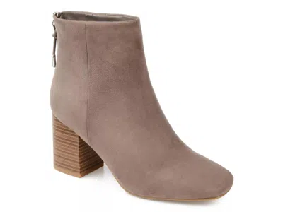 Journee Collection Audrina Bootie In Brown