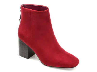 Journee Collection Audrina Bootie In Red