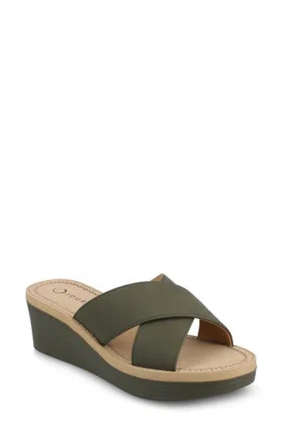 JOURNEE COLLECTION JOURNEE COLLECTION BIARA PLATFORM WEDGE SANDAL
